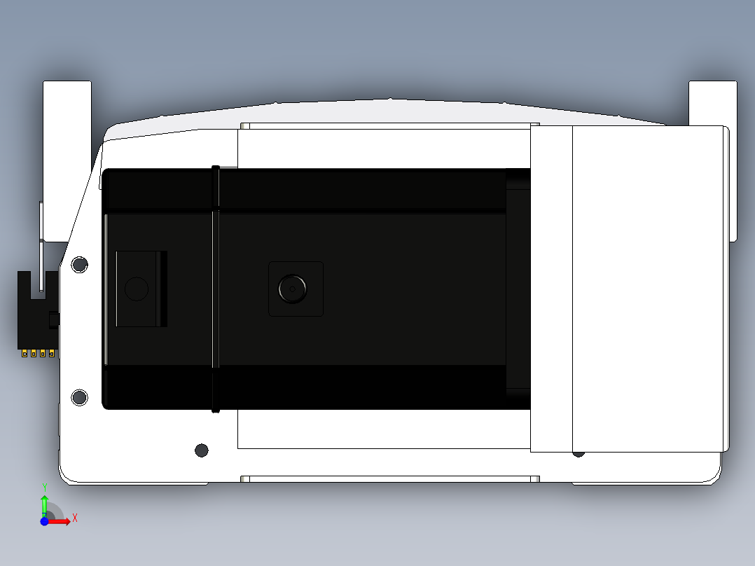 Toyo东佑达直线模组-ETB22M-600-R-M75-C4前视图