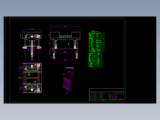 150t 门式起重机上层小车、下部小车