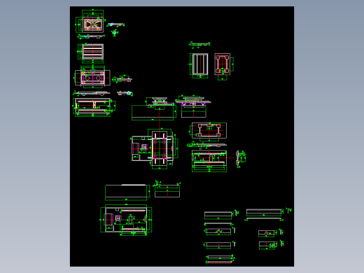 DK7740电火花线切割机床（带公差图纸太多）