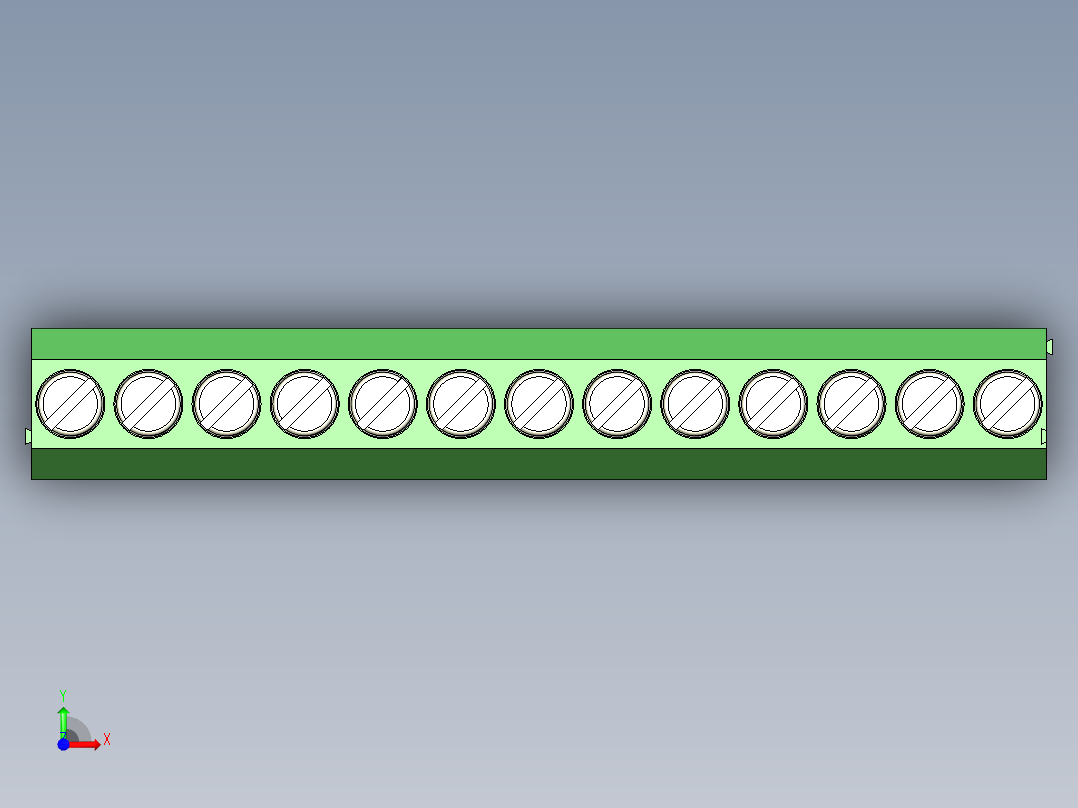 PCB_Terminal_Block_13-P3.5前视图