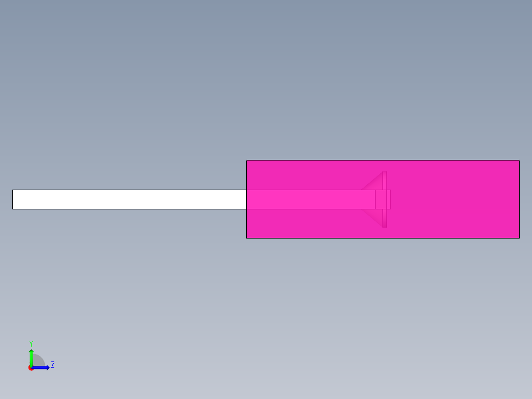 LED_Rectangular_Rose_2x5x7mm左视图