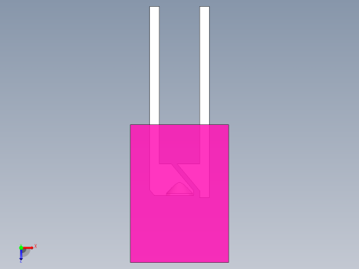 LED_Rectangular_Rose_2x5x7mm俯视缩略图