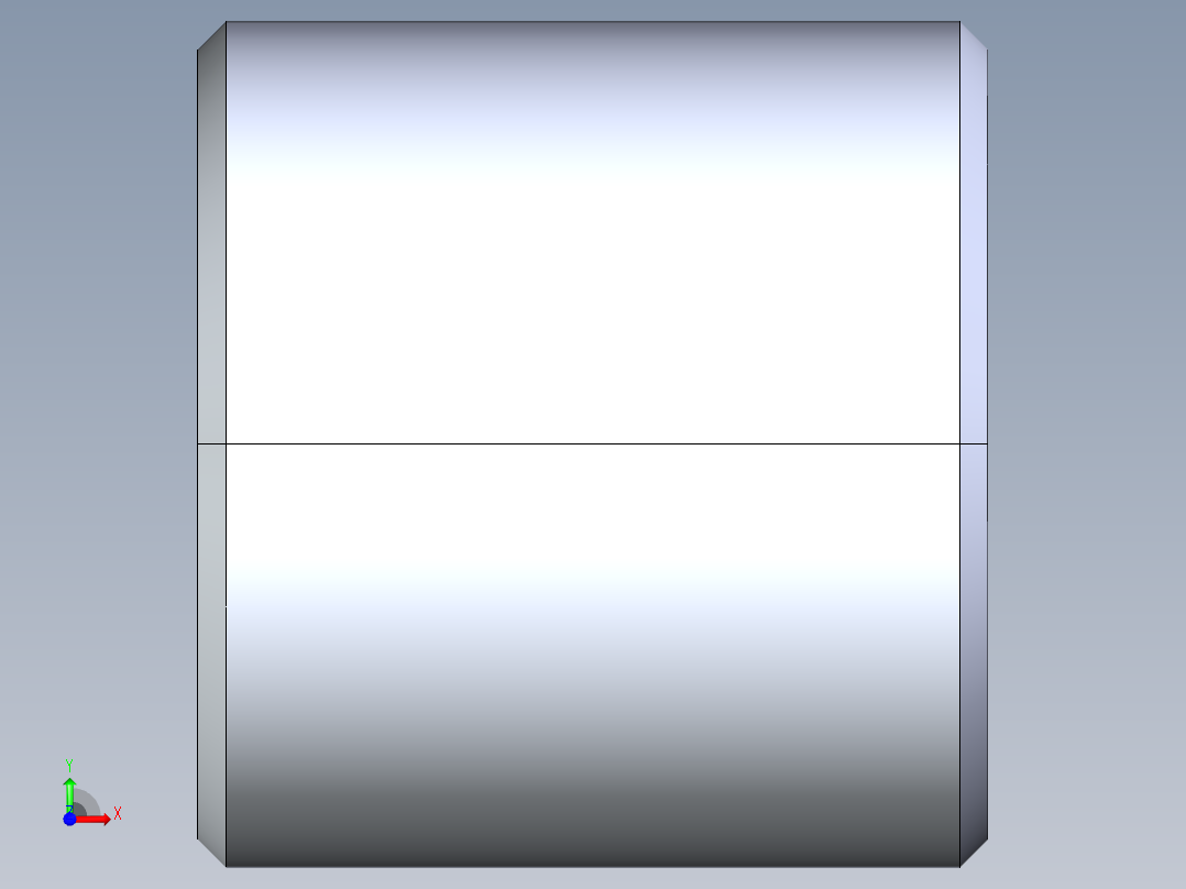 公制梯形螺母-TR14x3x30x28.STEP前视图