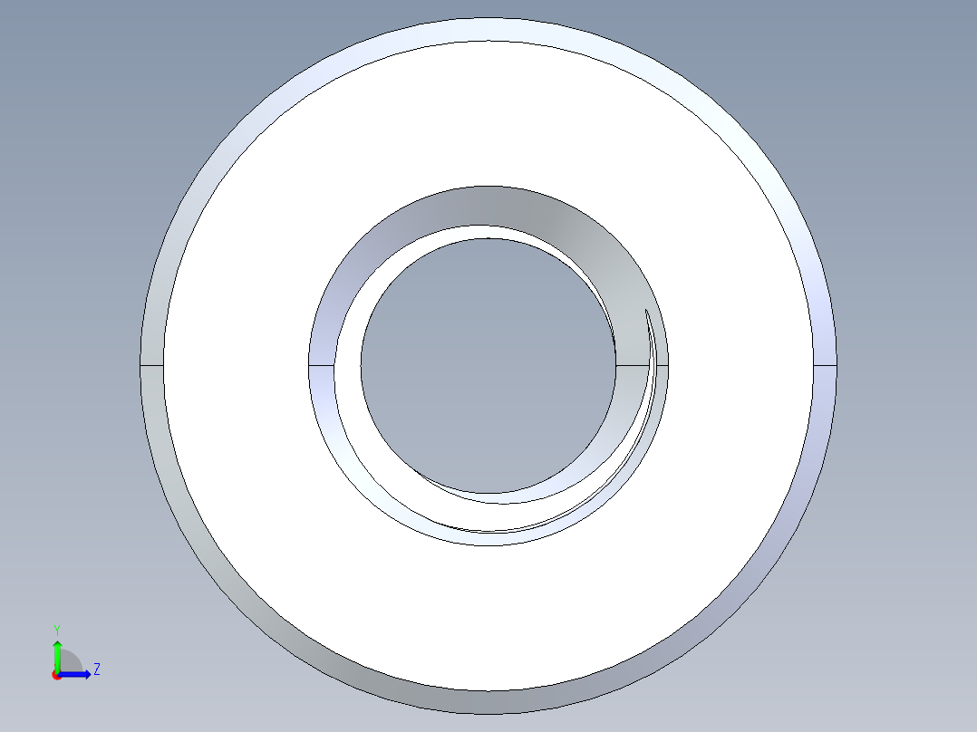 公制梯形螺母-TR14x3x30x28.STEP左视图