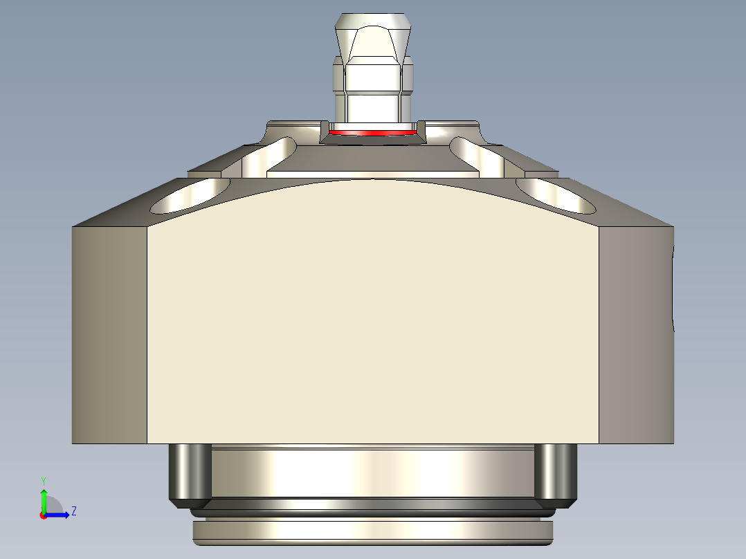 KOSMEKSFA1000-M1N-080多系列多零件图纸模型多系列多零件图纸模型左视图