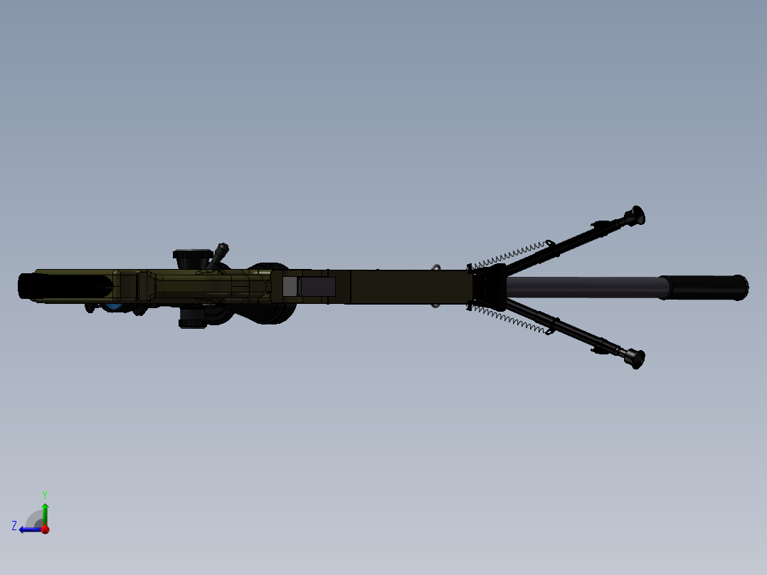 Arctic Warfare Magnum_P狙击步枪右视图