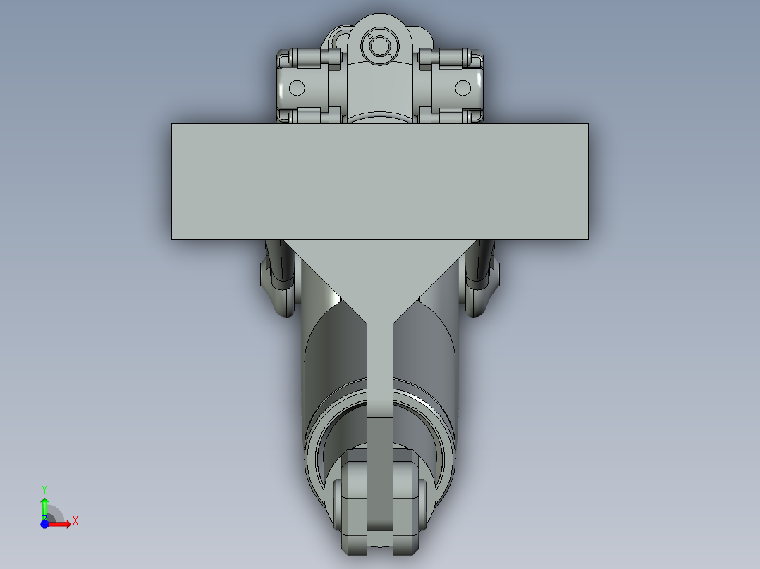 隐形直升机前视图