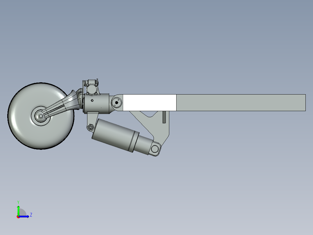 隐形直升机左视图