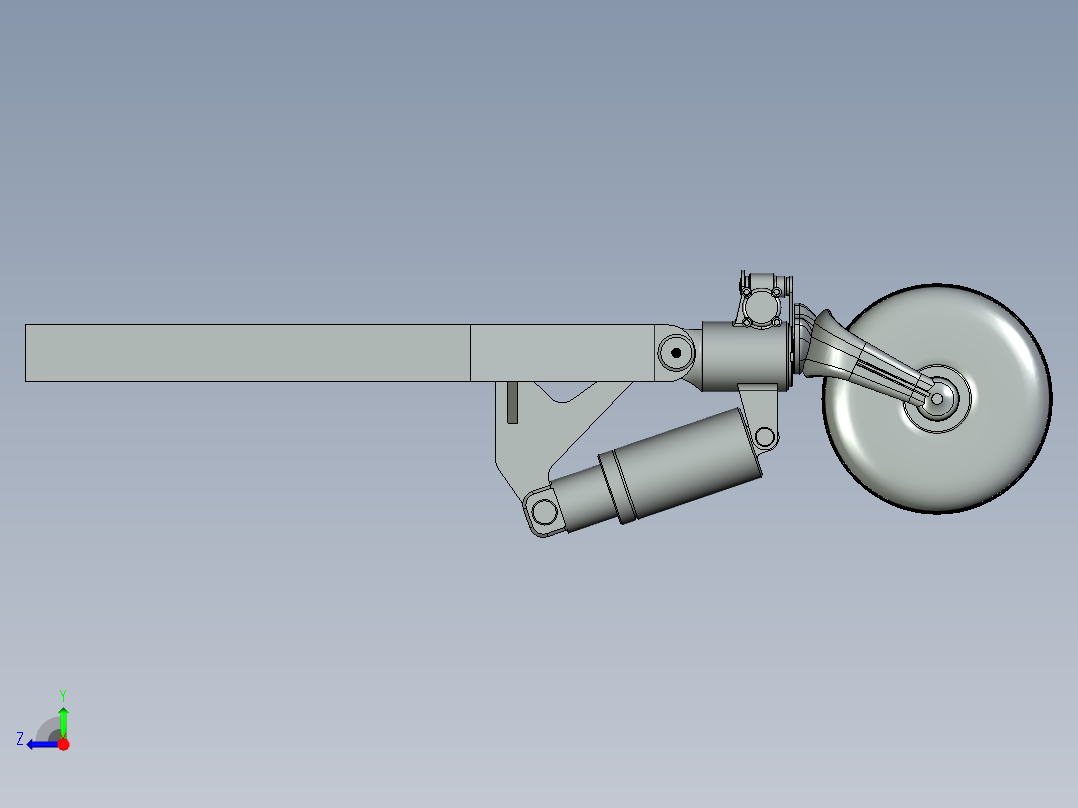 隐形直升机右视图