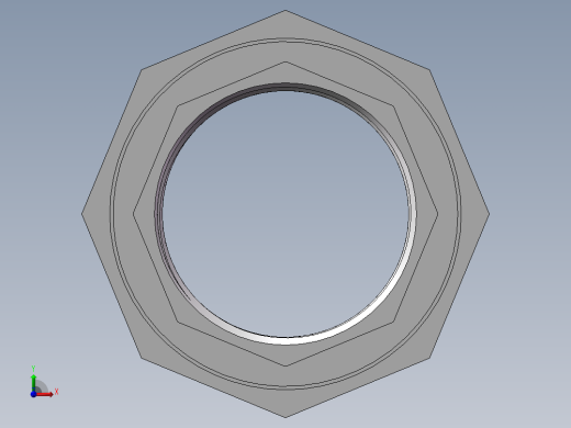 活接-等径内丝直通 DN50前视缩略图