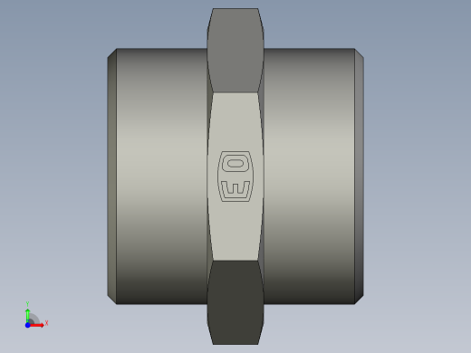 卡套式工业通用硬管接头EO Union G28L71X前视缩略图