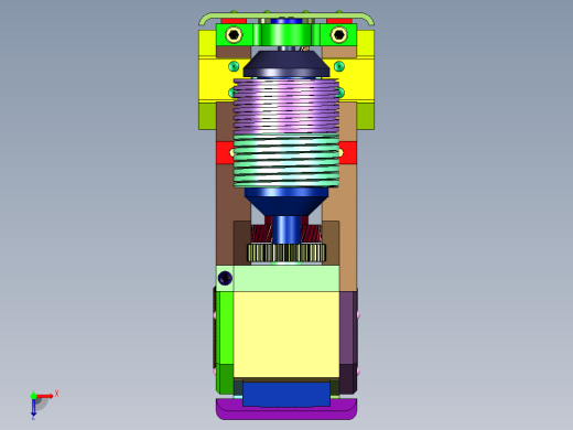 齿轮传动混凝土搅拌车玩具俯视缩略图