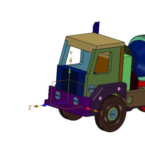 齿轮传动混凝土搅拌车玩具缩略图