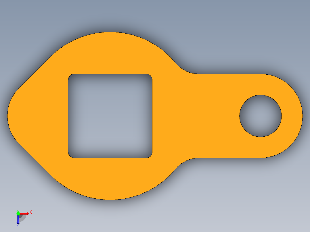 管道手动球阀-水管开关阀-手动阀门User Library-md52c150dn32_DN25~32.Stop Plate俯视图