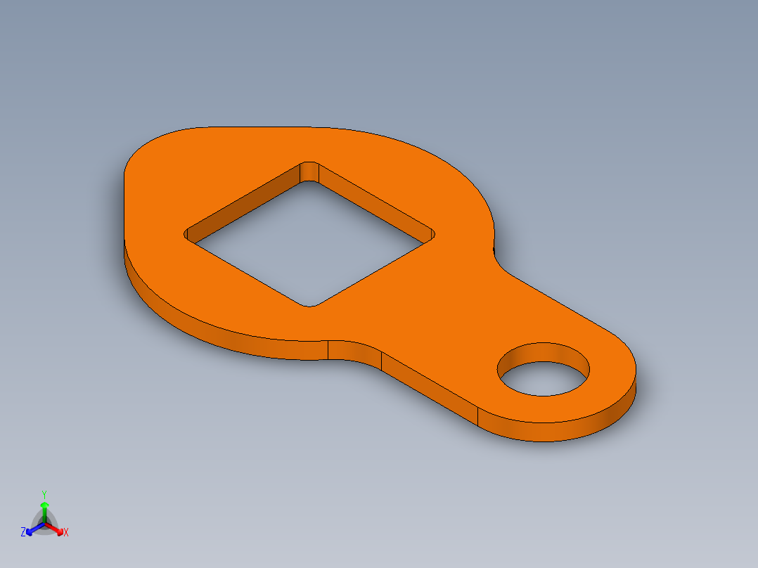 管道手动球阀-水管开关阀-手动阀门User Library-md52c150dn32_DN25~32.Stop Plate正等轴测图