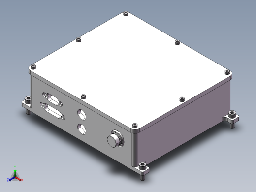 车载主控制器正等轴测缩略图