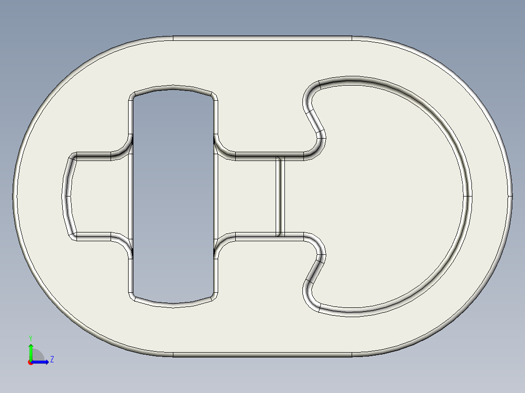 气缸电机-2853 Medium Stone Grey Technic Engine Crankshaft左视图