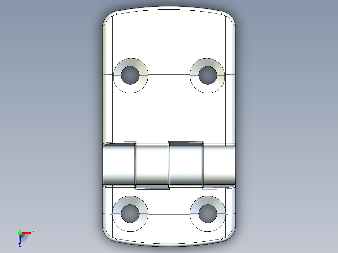 型材-KJN 30-60 COMBI HINGE 095K3060F00俯视图