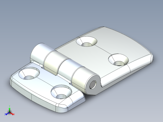 型材-KJN 30-60 COMBI HINGE 095K3060F00正等轴测缩略图