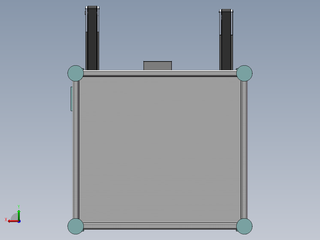 定子铁芯整形检测机sw18可编辑后视图