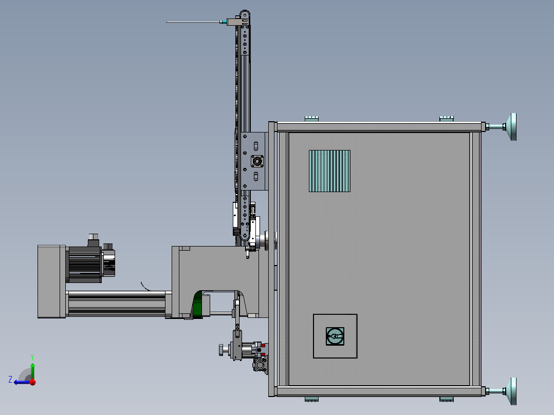 定子铁芯整形检测机sw18可编辑右视图