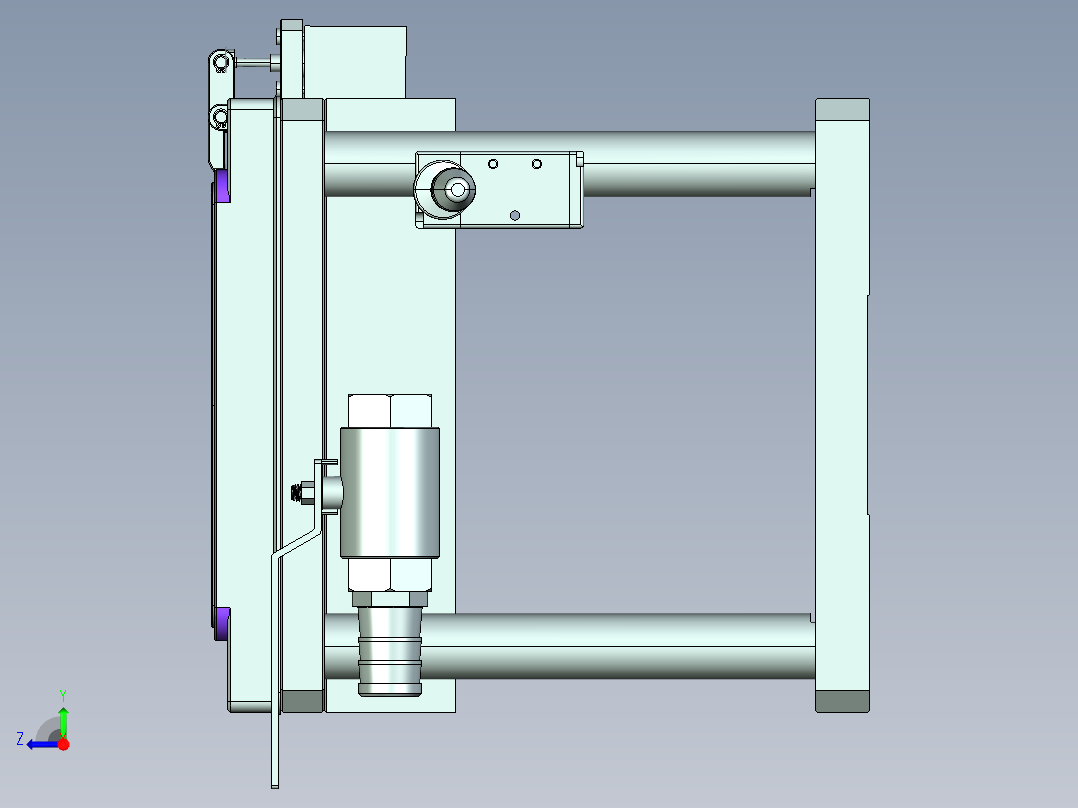 NKD-CNC3_笔记本CNC工装夹具三维模型0304右视图
