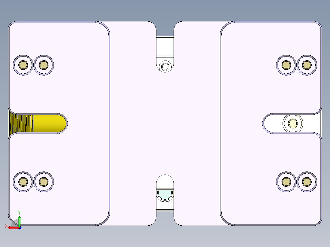 X1-CNC8笔记本CNC工装夹具三维模型-0314后视图