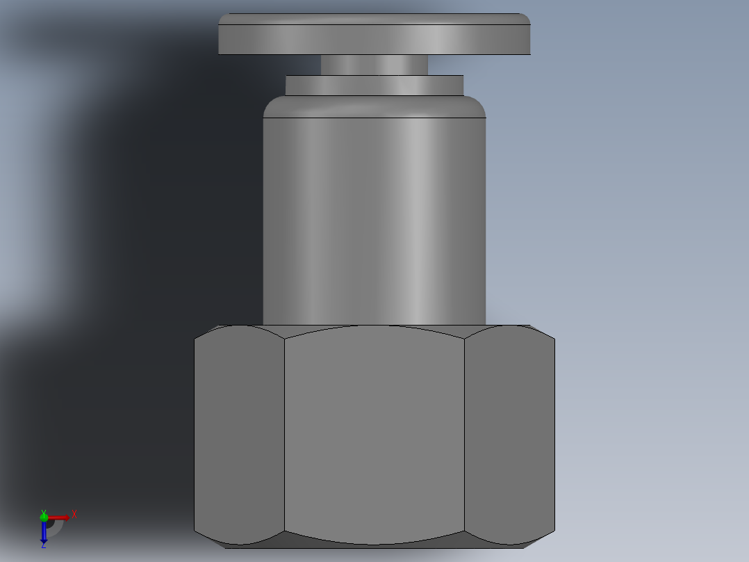 气动元件APCF4_01俯视图
