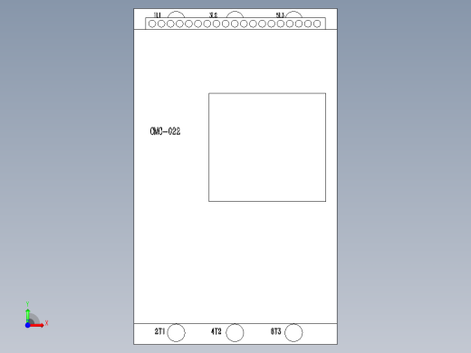 西驰电气 CMC-022前视缩略图