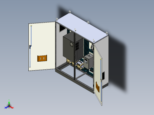 双柜组装变频器星三角软启动旁路控制柜