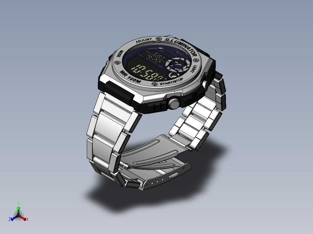 手表(68)正等轴测图