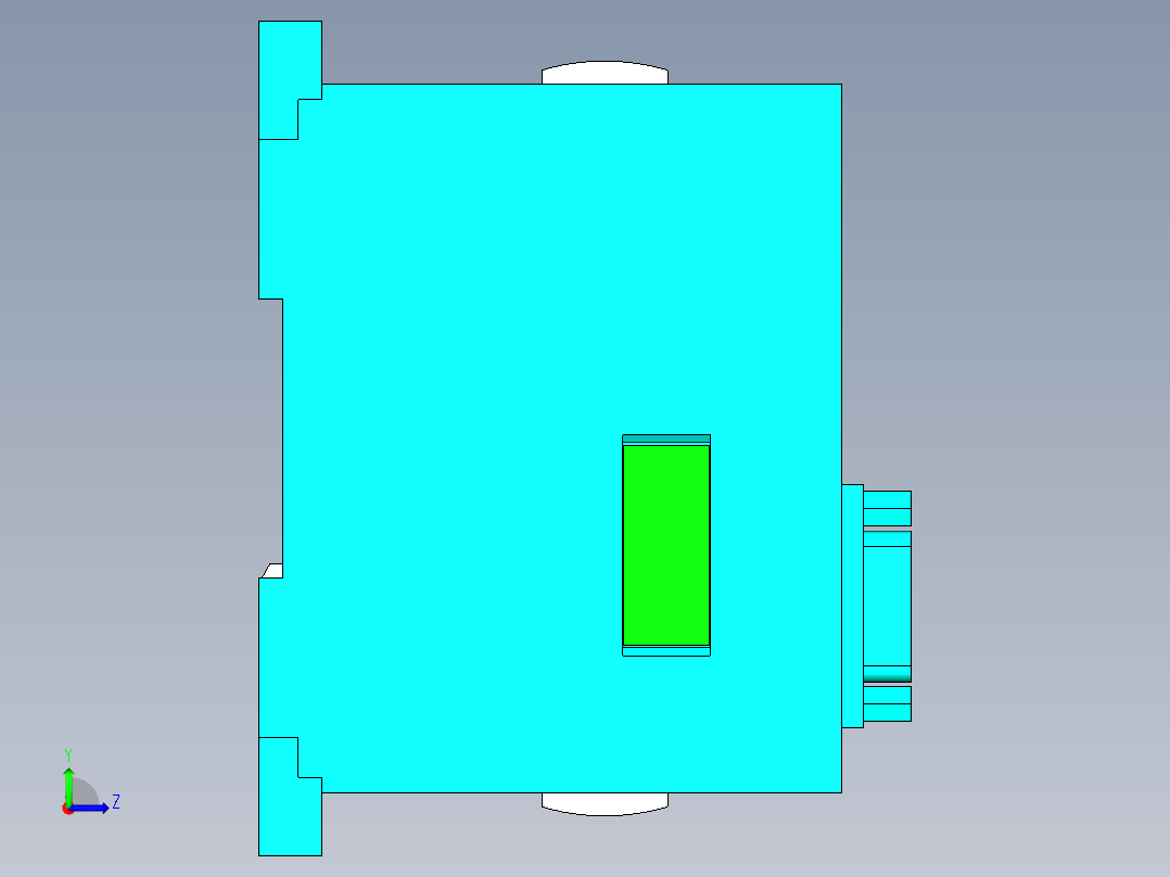 模块-FX5-232ADP左视图