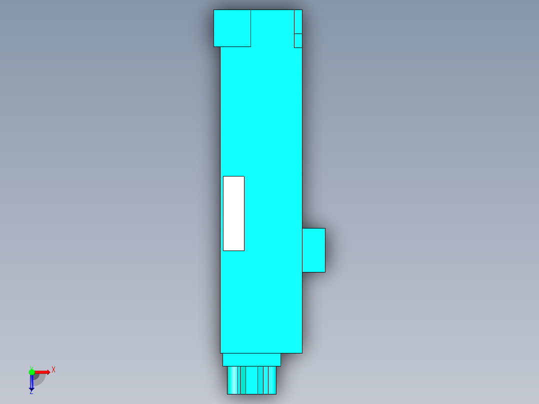 模块-FX5-232ADP俯视图