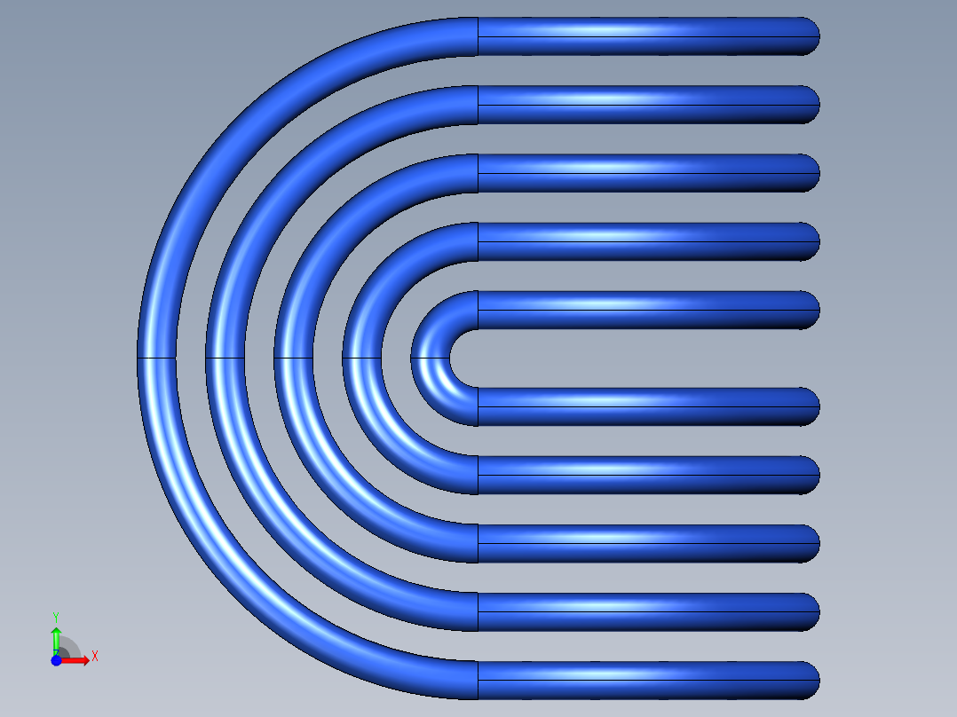 两个特征前视图