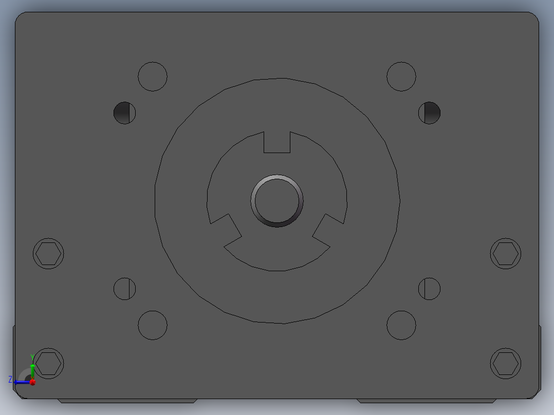 丝杆模组 上银 KK6010C-150A1-F0右视图