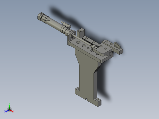 17268拨料抓组件正等轴测缩略图