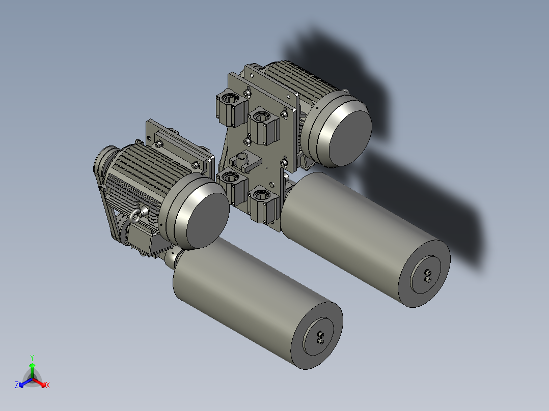 TJZDH-03-01-00拉丝辊组件主视图
