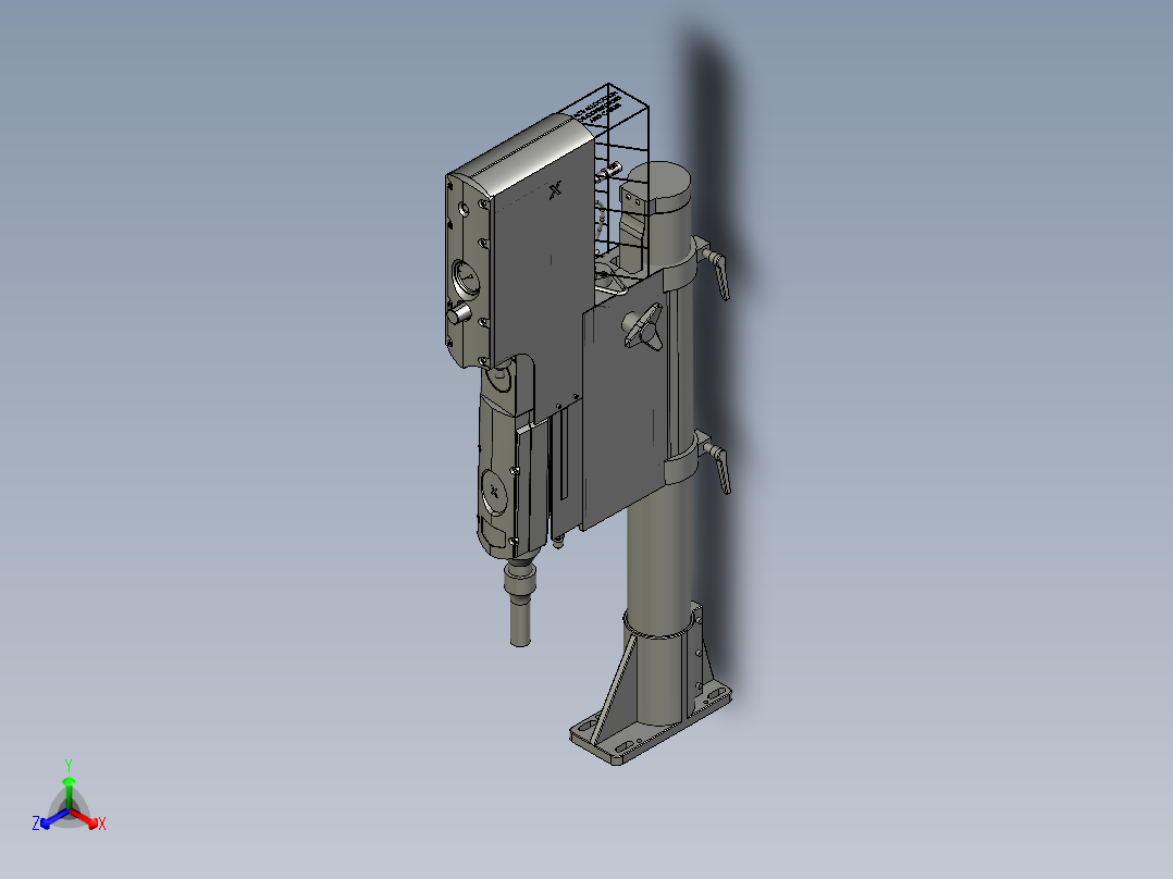 超声波焊接机正等轴测图