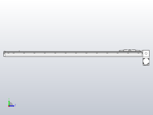 机器人皮带驱动直线轴TPA-GCB-120-P70-L1050-RP-M20-N3左视缩略图