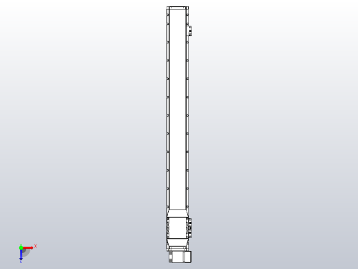 机器人皮带驱动直线轴TPA-GCB-120-P70-L1050-RP-M20-N3俯视缩略图