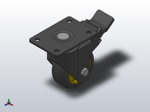 Z11-01C-075-402B中型轮[B11-01-075-402B]脚轮