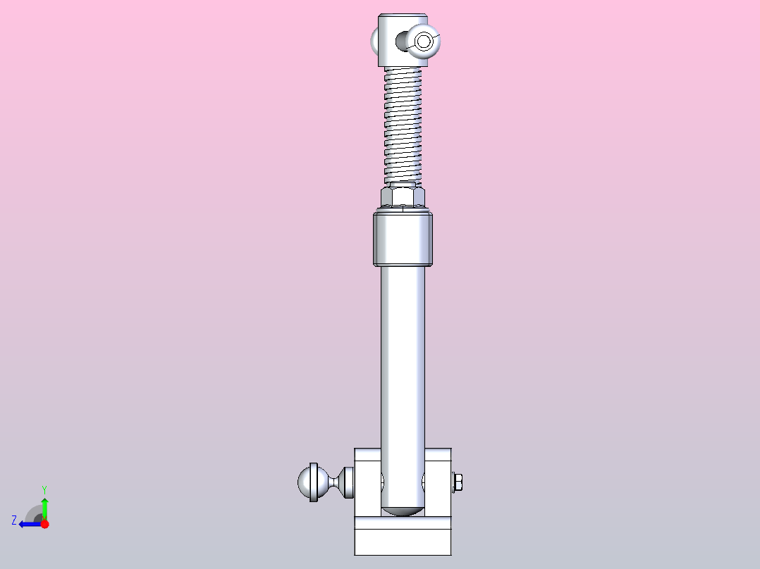 管件压紧装置右视图