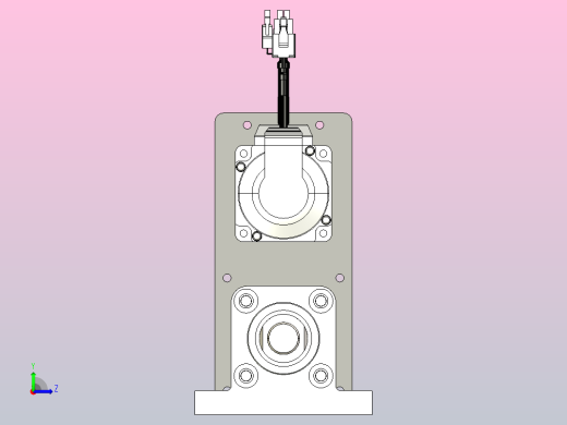 轻载电动缸TPA-ESR50-1610C-L100-MR-LB-W-P40-C3左视缩略图