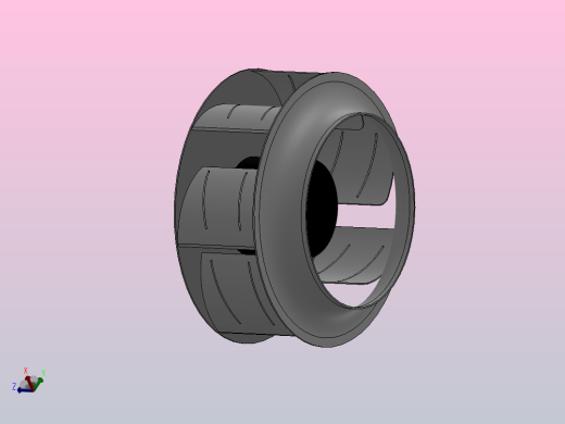 EC后倾离心风扇 355mm[ECB355A230]俯视缩略图