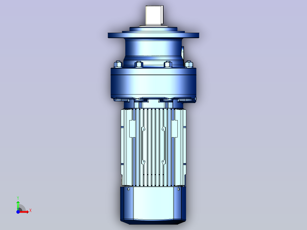 住友(SMT)减速机3D CNVM05-6100-B前视图