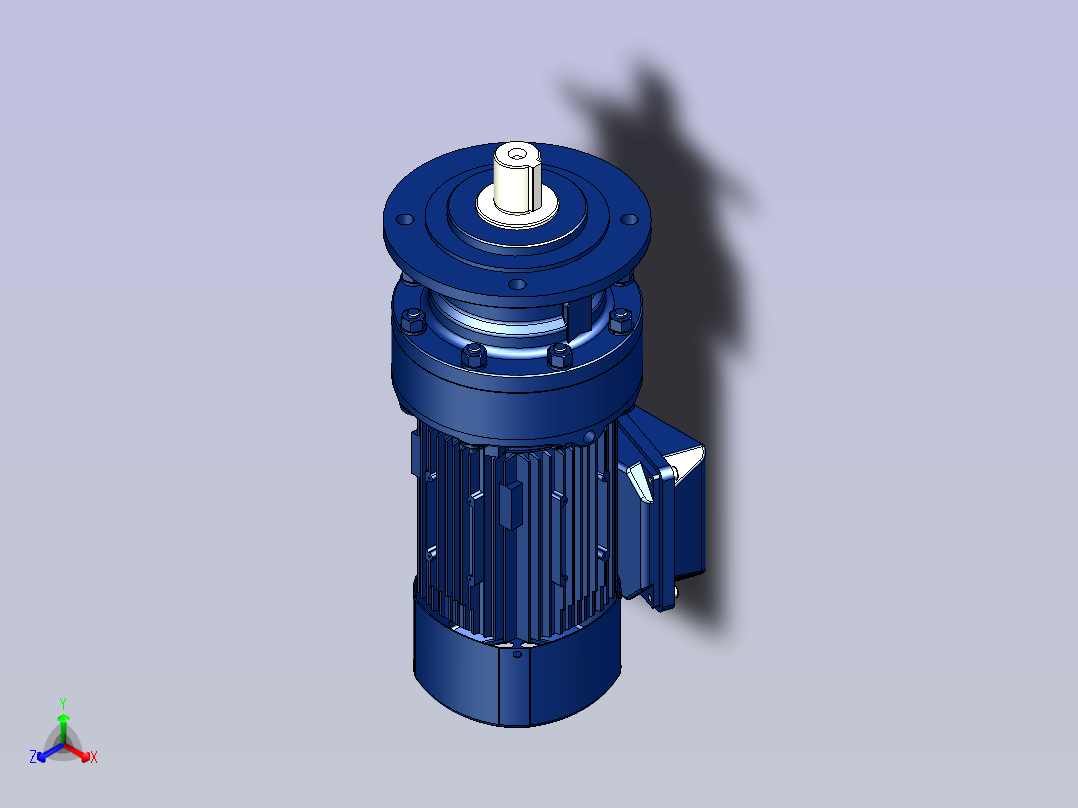 住友(SMT)减速机3D CNVM05-6100-B正等轴测图