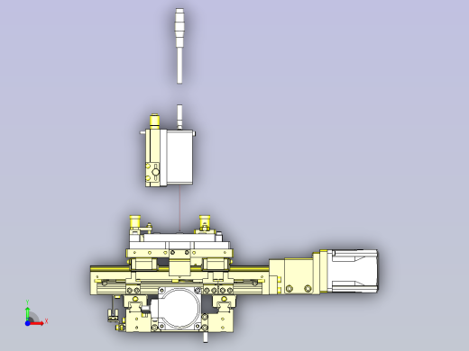 一款激光测量仪3D模型前视缩略图