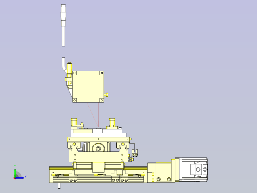 一款激光测量仪3D模型左视缩略图