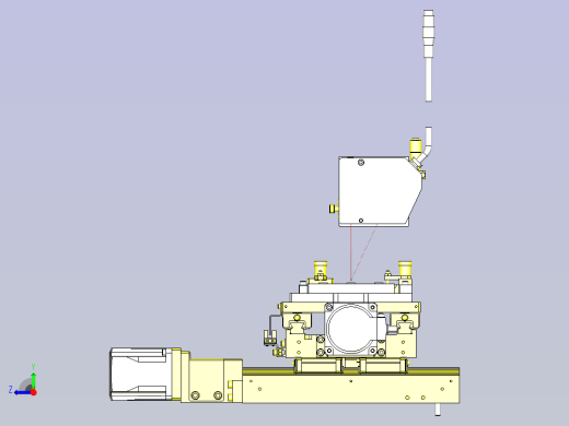 一款激光测量仪3D模型右视缩略图