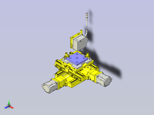 一款激光测量仪3D模型正等轴测缩略图